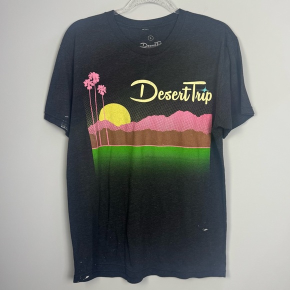 DESERT TRIP2016 Concert Tee Rolling Stones Bob Dylan The Who Unisex Size L